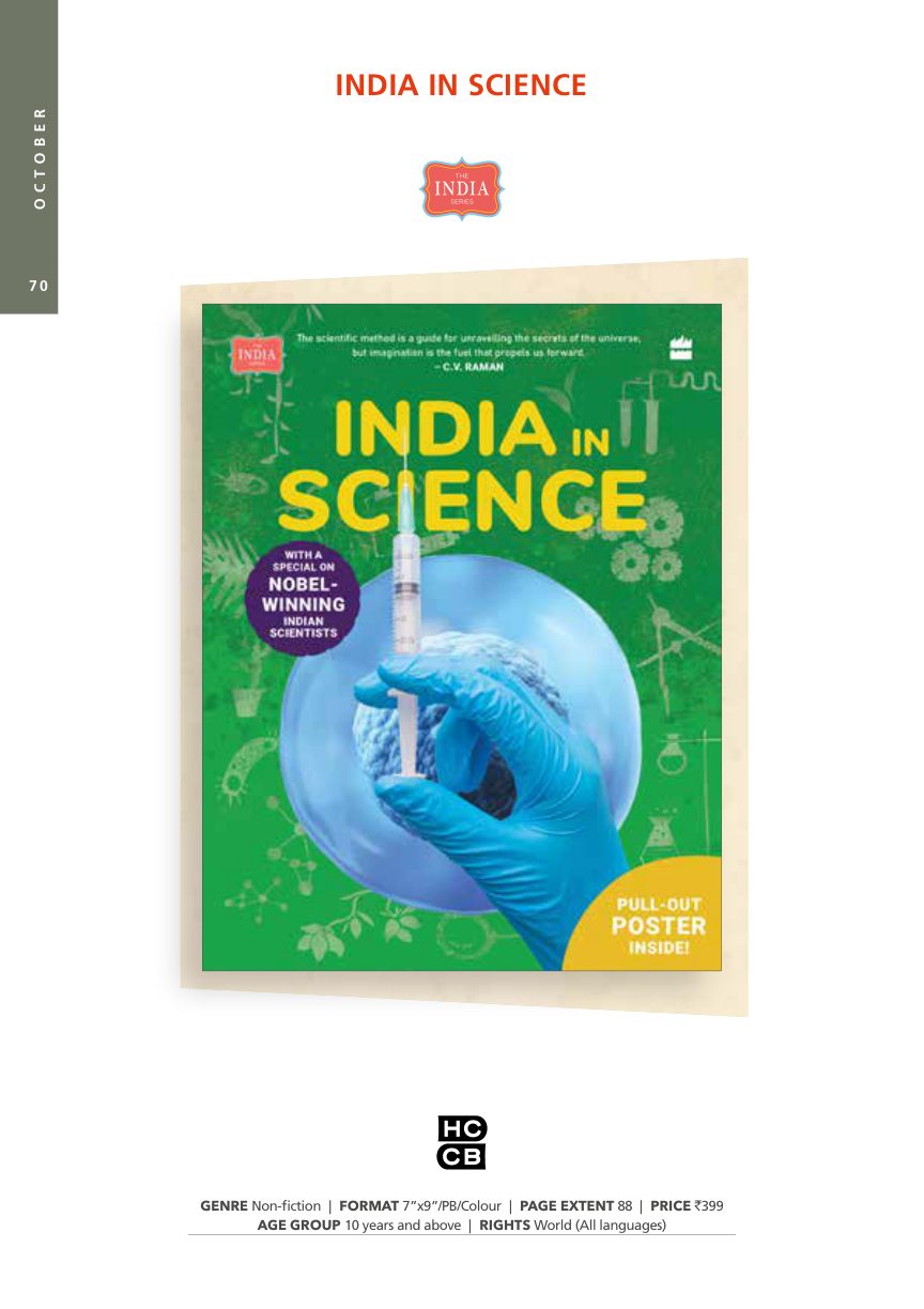 Cover of India in Science October