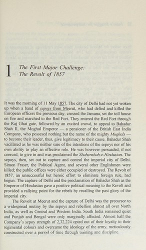 Cover of India's struggle for independence, 1857-1947