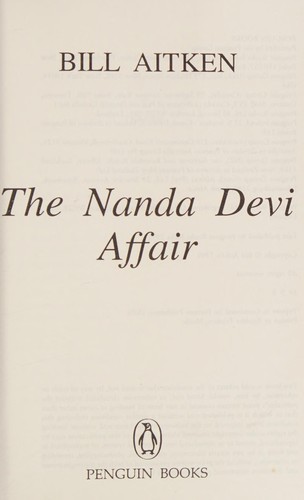 Cover of The Nanda Devi affair