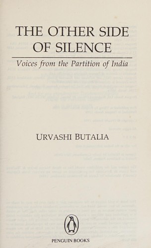 Cover of Other Side of Silence