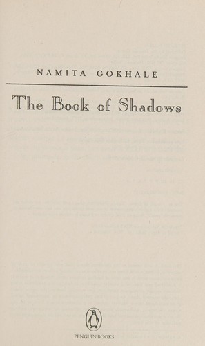 Cover of The book of shadows