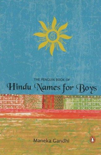 Cover of The Penguin book of Hindu names for boys