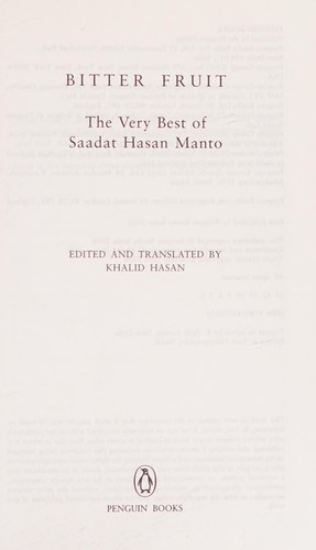 Cover of Bitter fruit