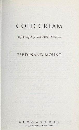 Cover of Cold cream