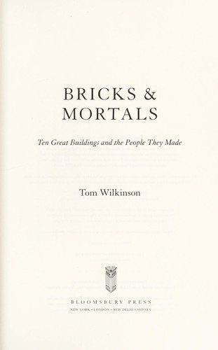 Cover of Bricks & mortals