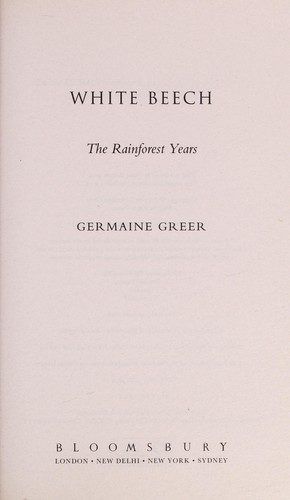 Cover of White beech