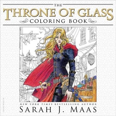 Cover of Throne of Glass Colouring Book