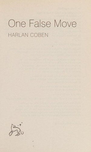 Cover of One False Move