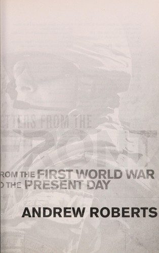 Cover of Letters from the Front