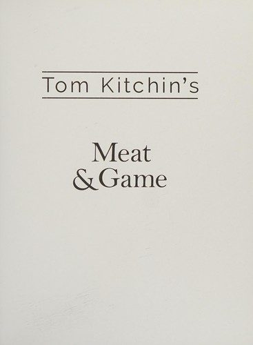 Cover of Tom Kitchin's Meat and Game