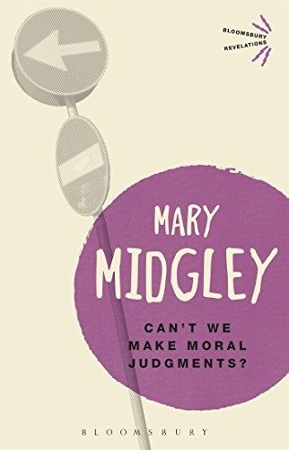 Cover of Can't We Make Moral Judgements?