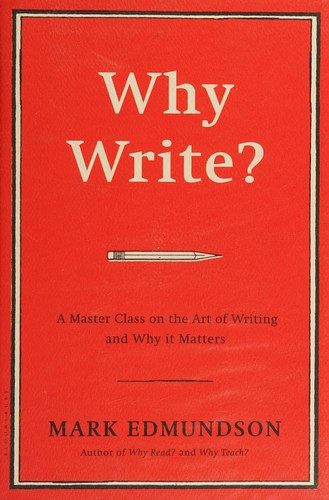 Cover of Why write?