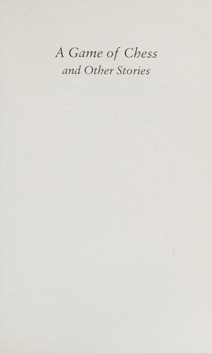 Cover of Game of Chess and Other Stories