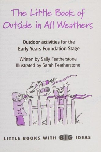 Cover of The little book of outside in all weathers